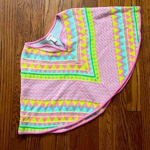 NWOT girls Poncho